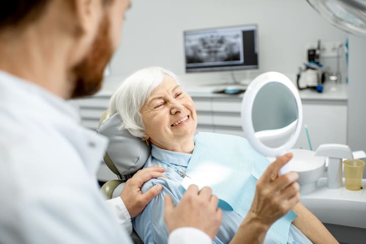 dental implants vs dentures in Metairie, LA